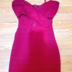 Fashionnova red Bandage Dress